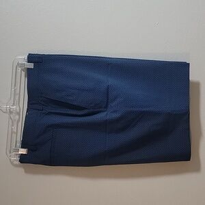 PGA Tour Navy Blue Moisture Wicking Chino Golf Shorts Sz 44 NWT